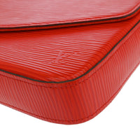 Louis Vuitton Louis Vuitton Felicie Pochette Epi Leather Red Leather Shoulder Bag Bag (Pre-Loved)