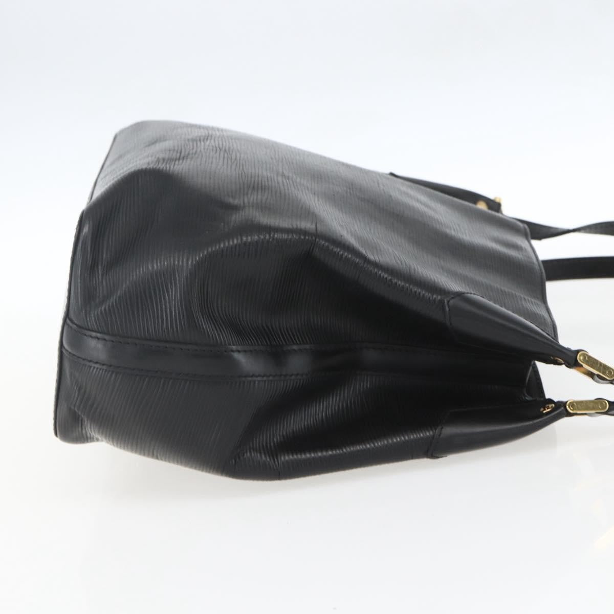 Louis Vuitton Mandara Handbag Epi Leather Black Leather Tote Bag Bag (Authentic Pre-Loved)
