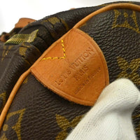 Louis Vuitton Keepall Bag Monogram Canvas Brown Canvas Travel Bag Bag (Pre-Loved)