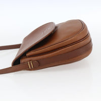 Burberry Vintage Shoulder Bag Leather Brown Leather Shoulder Bag Bag (Authentic Pre-Loved)