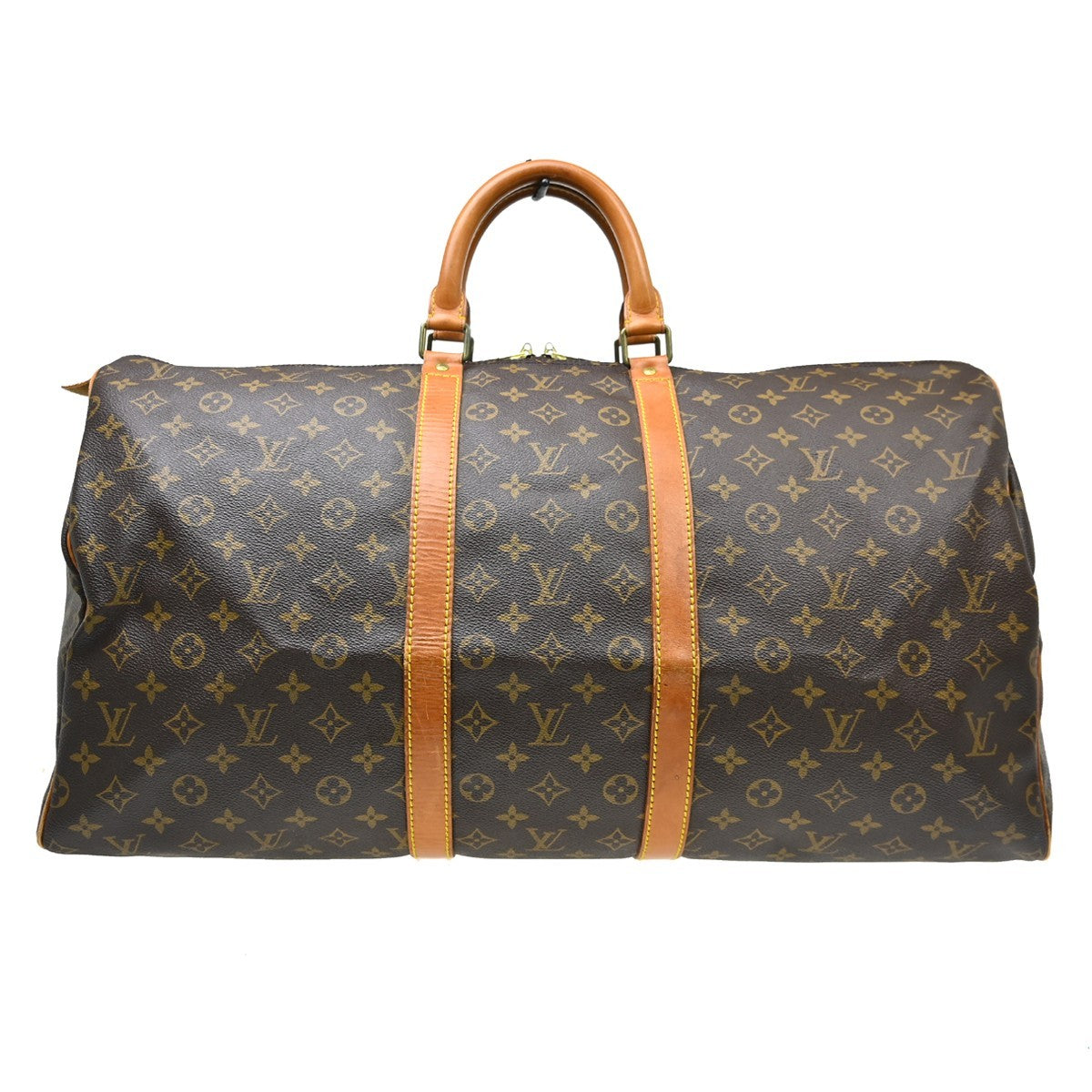 Louis Vuitton Louis Vuitton Keepall Bag Monogram Canvas Brown Canvas Travel Bag Bag (Pre-Loved)