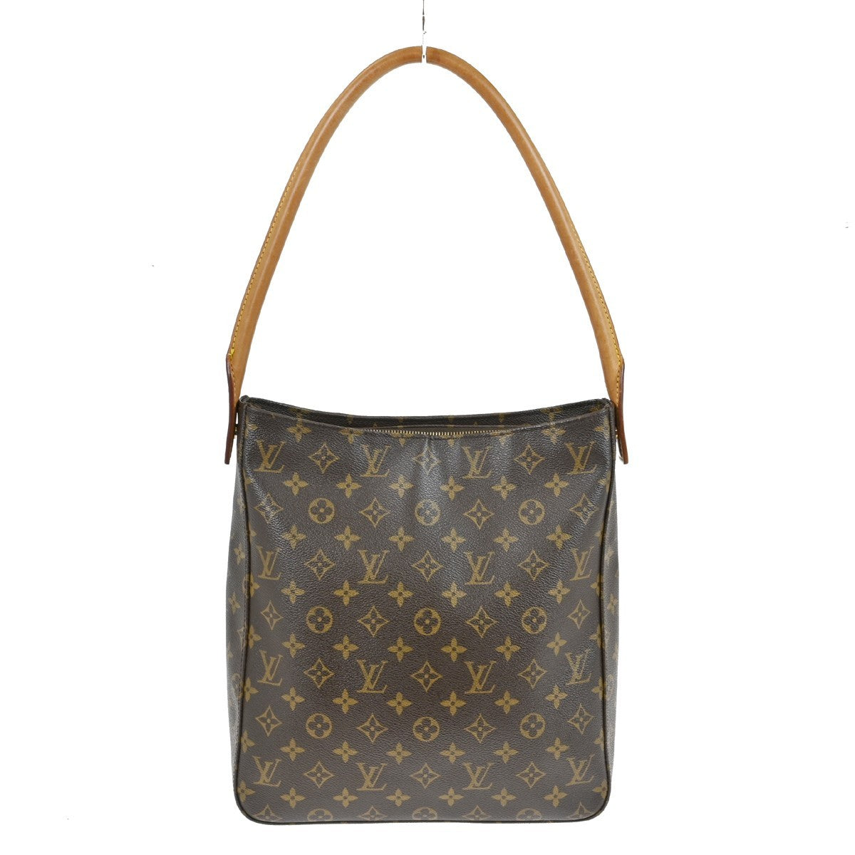 Louis Vuitton Monogram Looping Handbag Monogram Canvas Brown Canvas Shoulder Bag Bag (Pre-Loved)