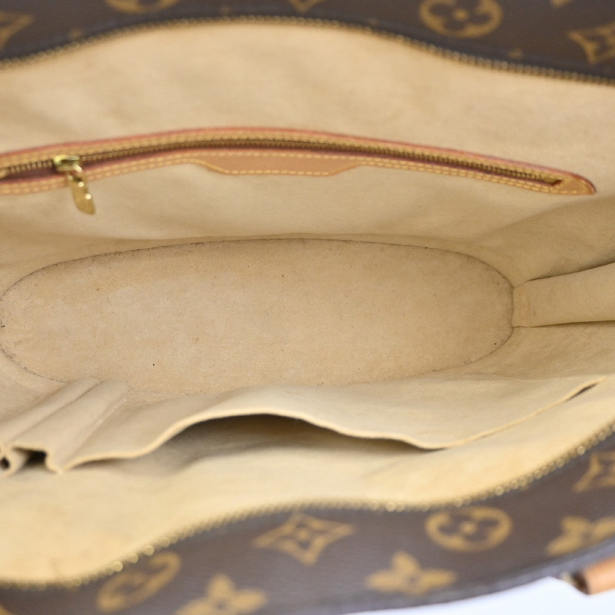 Louis Vuitton Babylone Handbag Monogram Canvas Brown Canvas Shoulder Bag Bag (Pre-Loved)