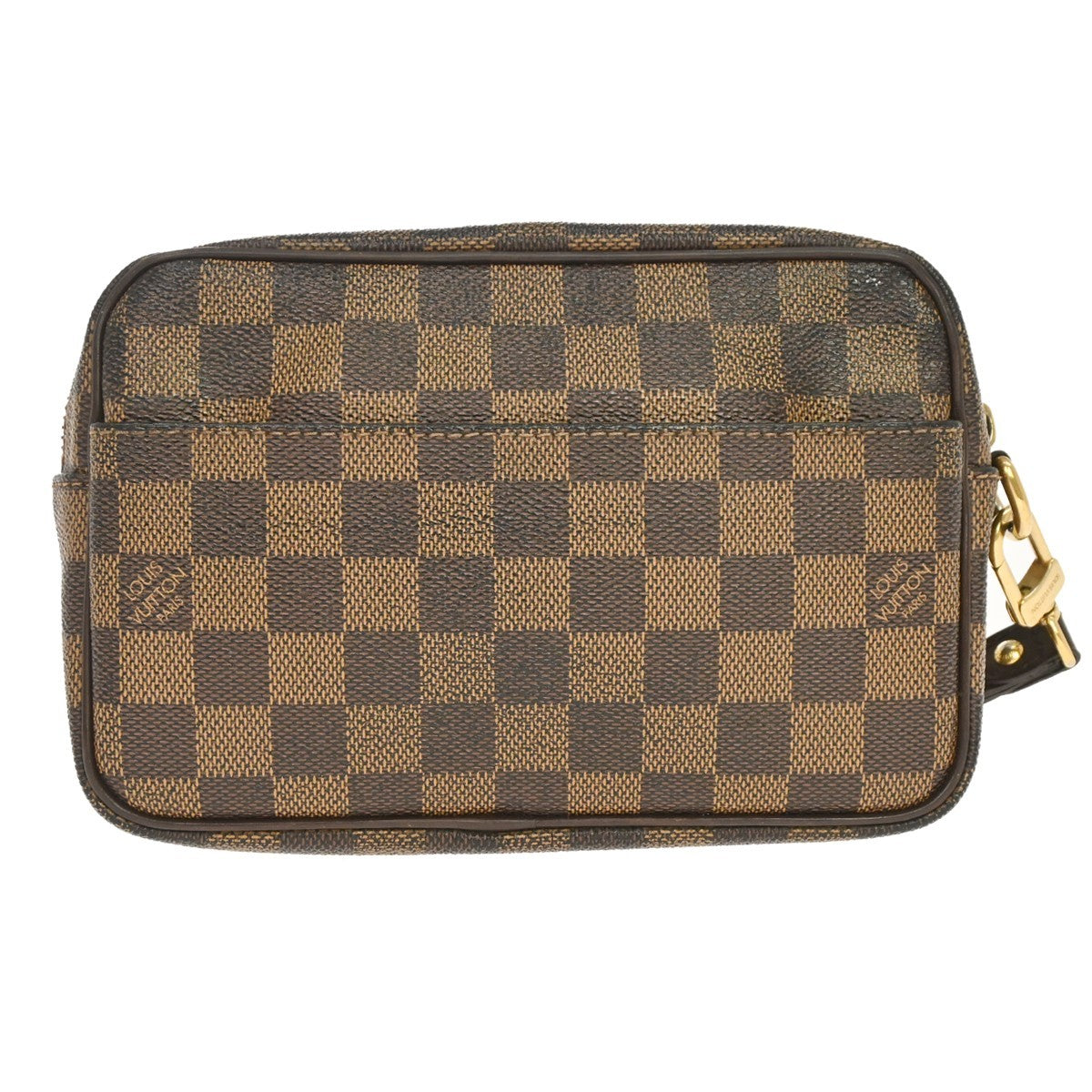 Louis Vuitton Pochette Macao Damier Brown Canvas Clutche & Pouche Bag (Pre-Loved)