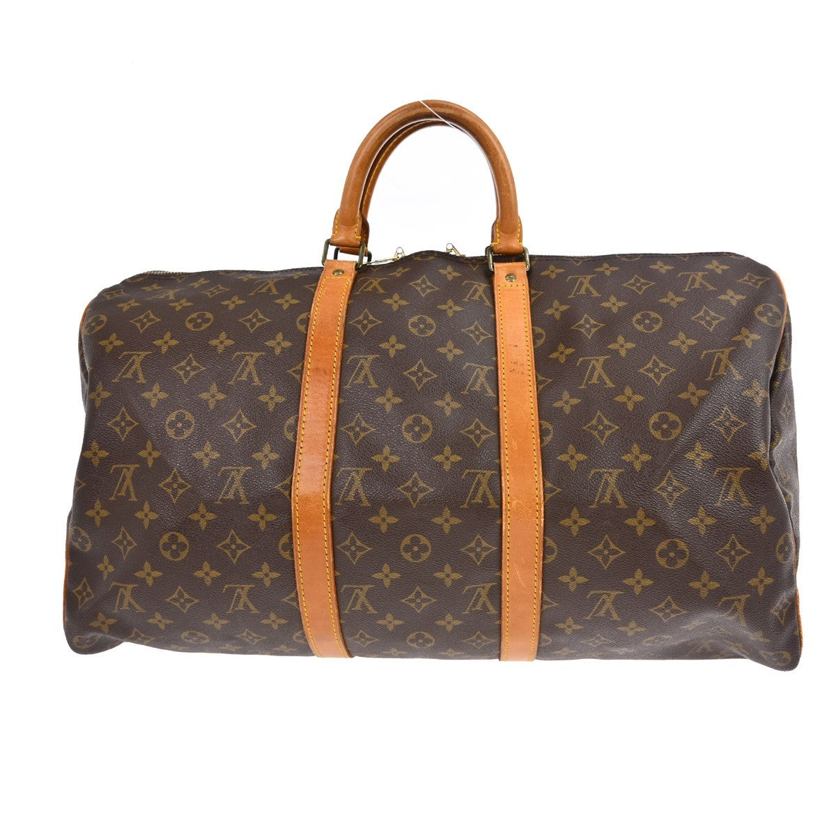 Louis Vuitton Louis Vuitton Keepall Bag Monogram Canvas Brown Canvas Travel Bag Bag (Authentic Pre-Loved)