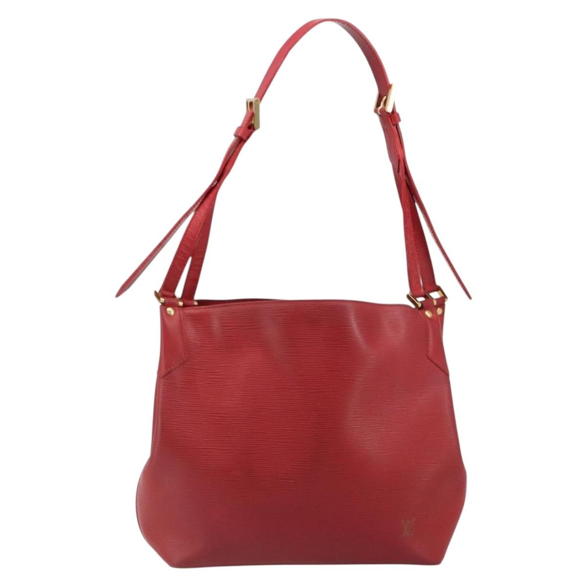 Louis Vuitton Louis Vuitton Mandara Handbag Epi Leather Red Leather Shoulder Bag Bag (Authentic Pre-Loved)