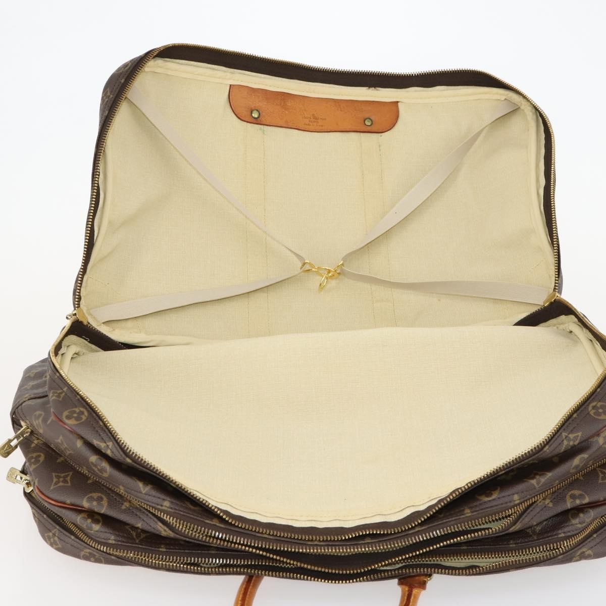 Louis Vuitton Sac Trois Poches Handbag Monogram Canvas Brown Canvas Travel Bag Bag (Pre-Loved)