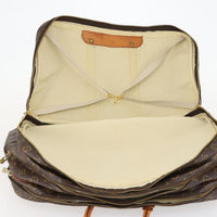 Louis Vuitton Sac Trois Poches Handbag Monogram Canvas Brown Canvas Travel Bag Bag (Pre-Loved)