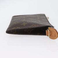 Louis Vuitton Bucket Pouch Monogram Canvas Brown Canvas Clutche & Pouche Bag (Authentic Pre-Loved)