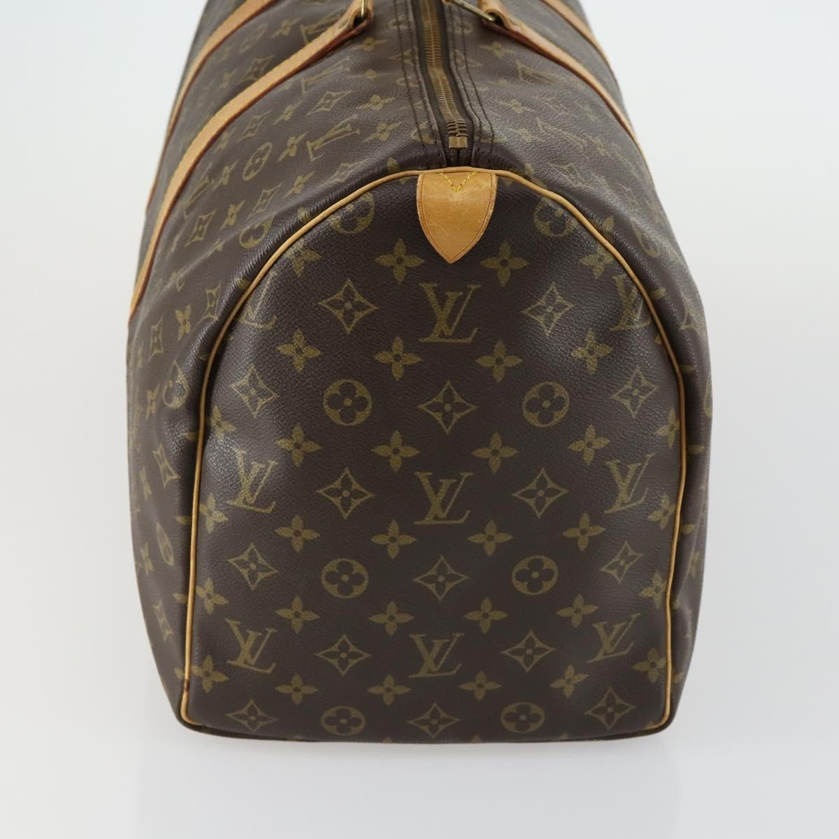 Louis Vuitton Keepall Bag Monogram Canvas Brown Canvas Travel Bag Bag (Authentic Pre-Loved)