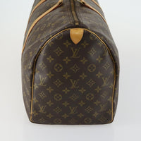 Louis Vuitton Keepall Bag Monogram Canvas Brown Canvas Travel Bag Bag (Authentic Pre-Loved)