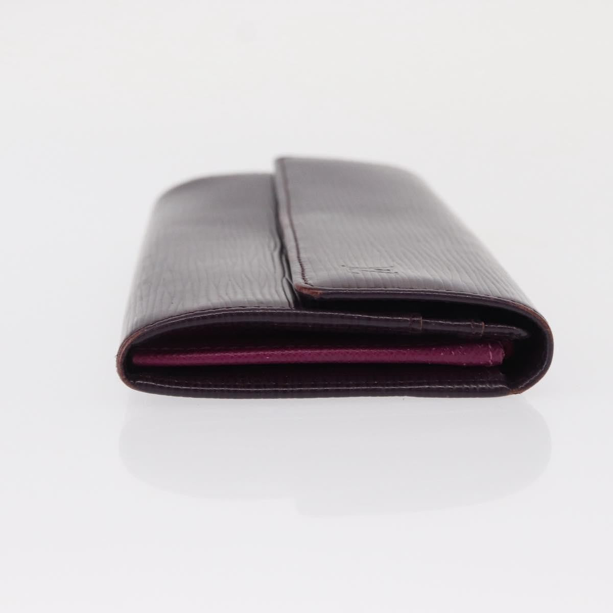 Louis Vuitton Vintage Sarah Wallet Epi Leather Purple Leather Wallets Accessory (Authentic Pre-Loved)