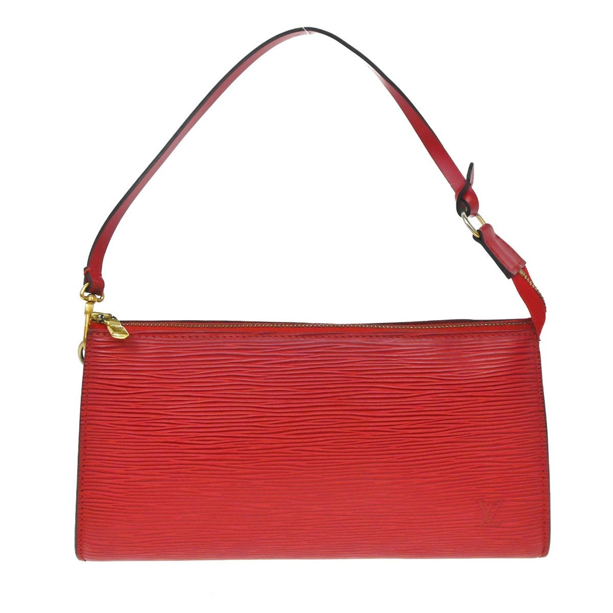 Louis Vuitton Pochette Accessoires Epi Leather Red Leather Clutche & Pouche Bag (Pre-Loved)