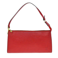 Louis Vuitton Pochette Accessoires Epi Leather Red Leather Clutche & Pouche Bag (Pre-Loved)