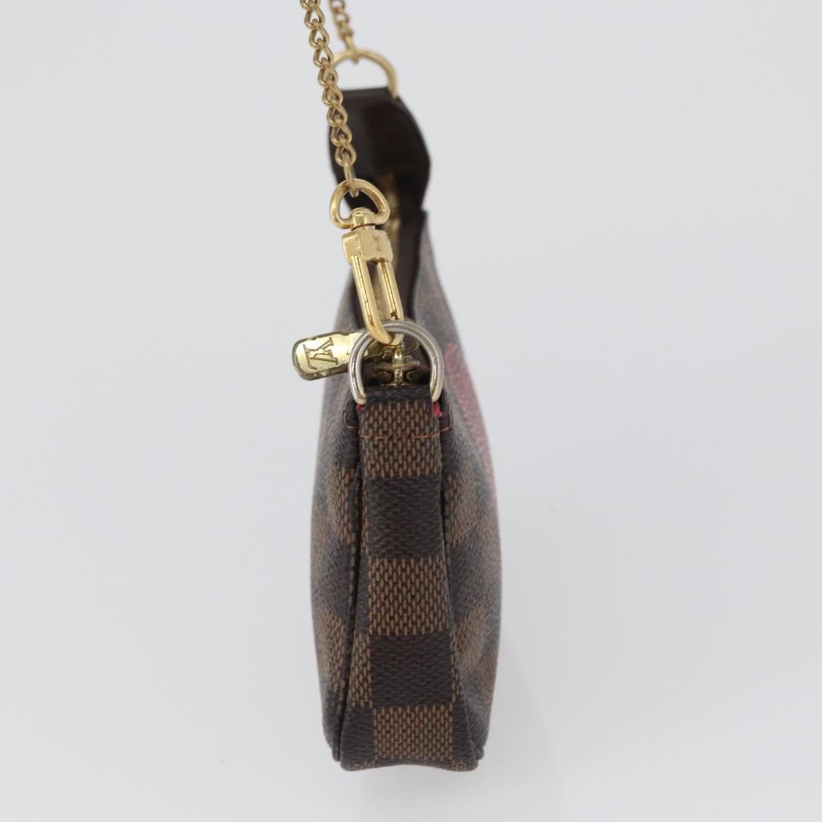 Louis Vuitton Pochette Accessoires Limited Edition Damier Brown Canvas Clutche & Pouche Bag (Authentic Pre-Loved)