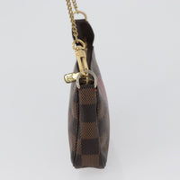 Louis Vuitton Pochette Accessoires Limited Edition Damier Brown Canvas Clutche & Pouche Bag (Authentic Pre-Loved)