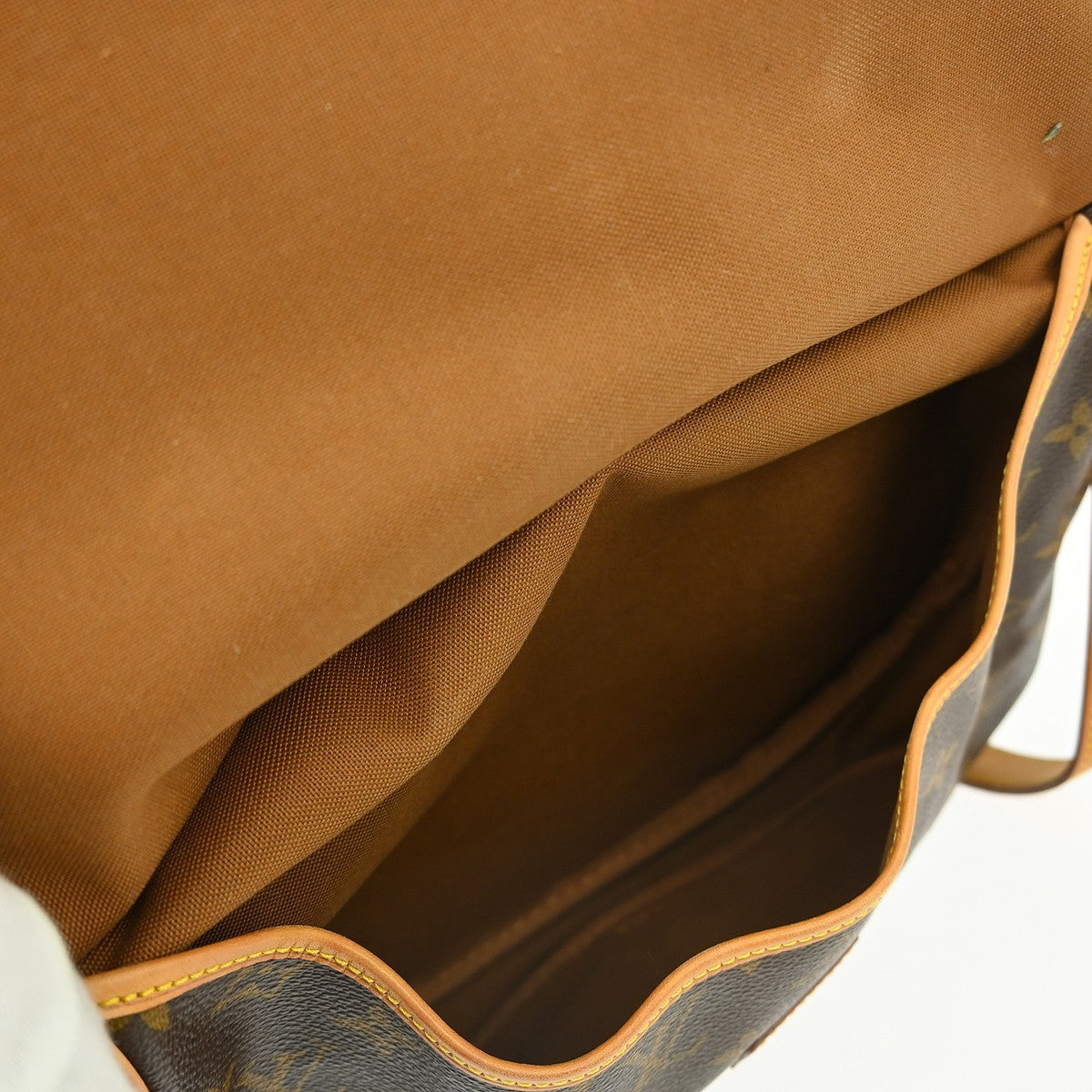 Louis Vuitton Louis Vuitton Saumur Handbag Monogram Canvas Brown Canvas Shoulder Bag Bag (Pre-Loved)