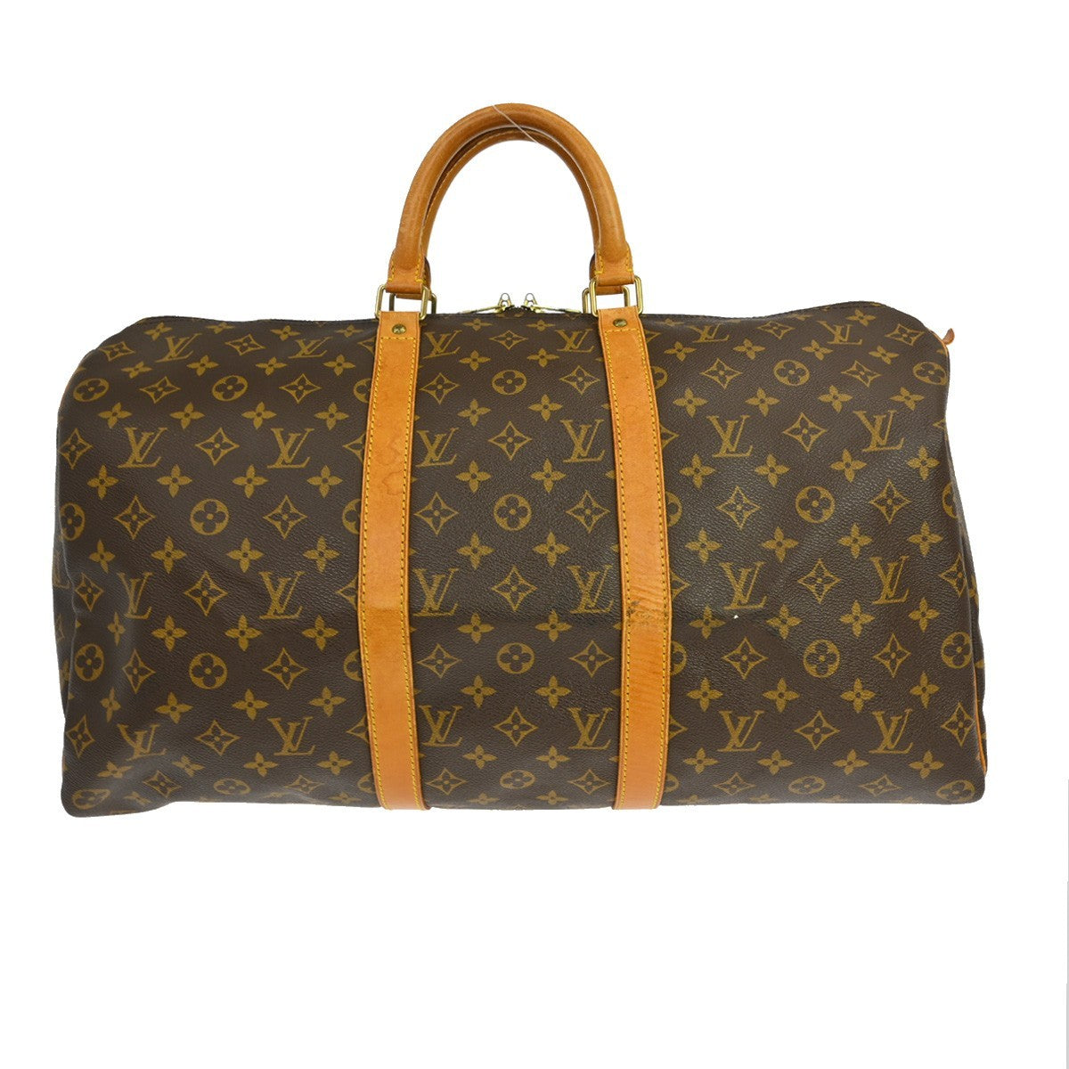Louis Vuitton Louis Vuitton Keepall Bag Monogram Canvas Brown Canvas Travel Bag Bag (Pre-Loved)