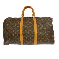 Louis Vuitton Louis Vuitton Keepall Bag Monogram Canvas Brown Canvas Travel Bag Bag (Pre-Loved)
