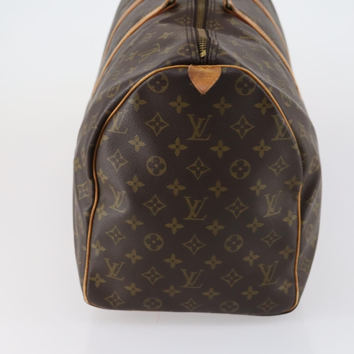 Louis Vuitton Keepall Bag Monogram Canvas Brown Canvas Travel Bag Bag (Pre-Loved)