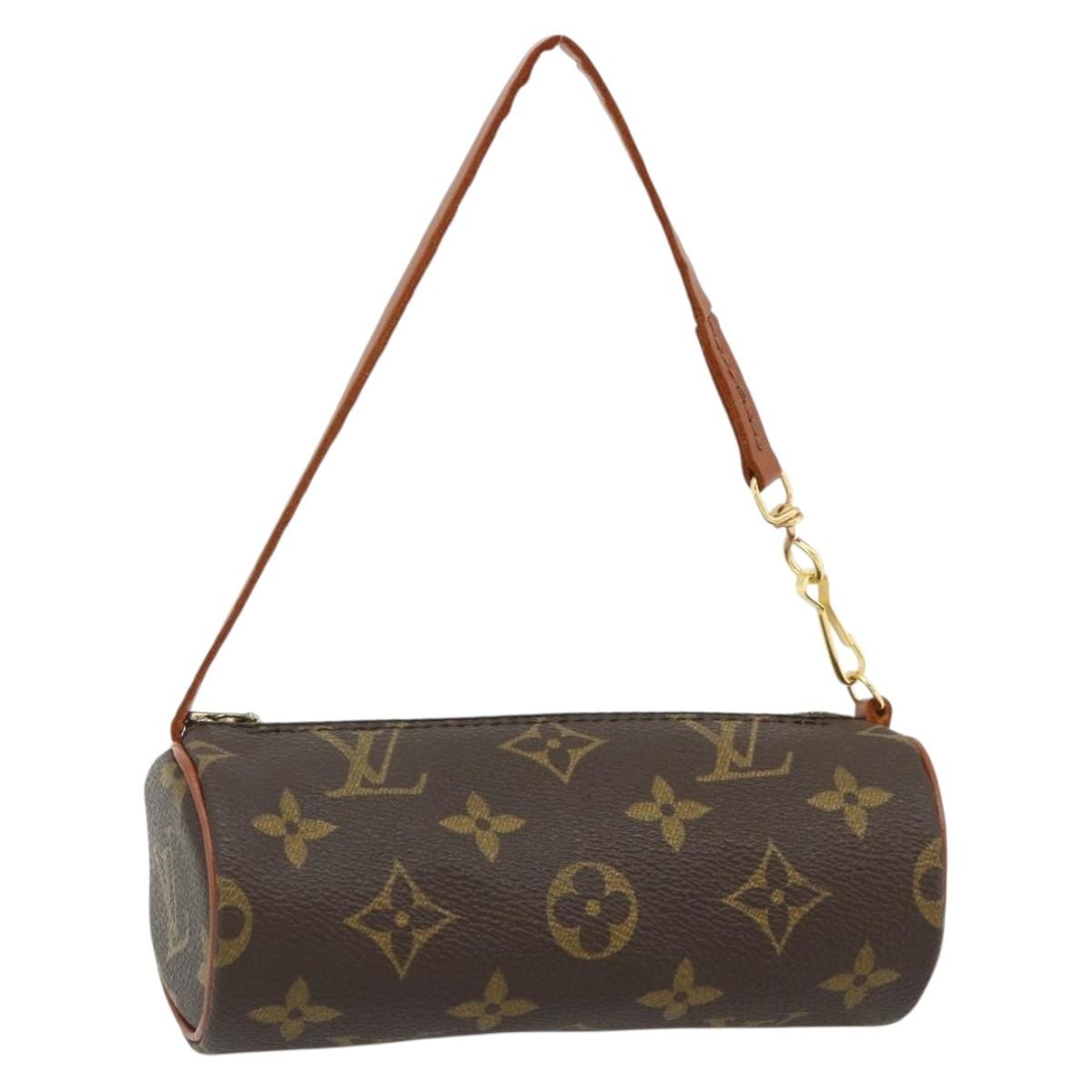 Louis Vuitton Papillon Pochette Monogram Canvas Brown Canvas Clutche & Pouche Bag (Authentic Pre-Loved)
