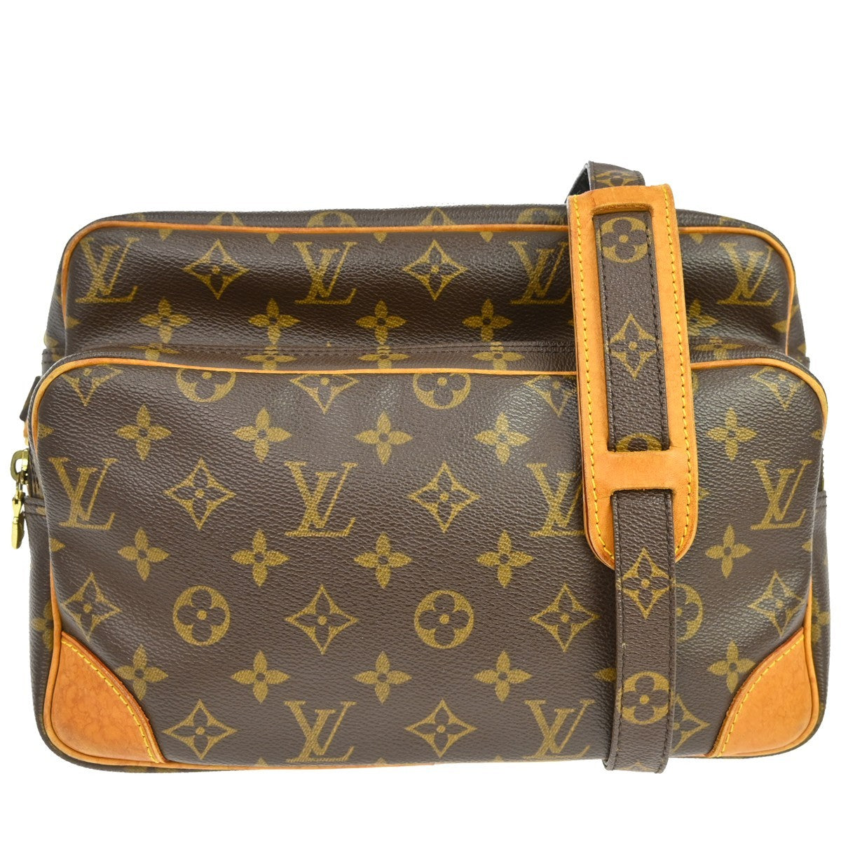Louis Vuitton Nil Messenger Bag Monogram Canvas Brown Canvas Shoulder Bag Bag (Authentic Pre-Loved)