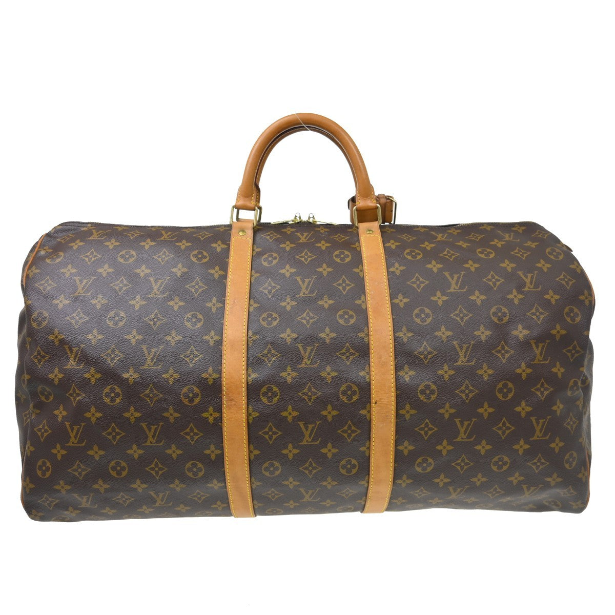 Louis Vuitton Louis Vuitton Keepall Bag Monogram Canvas Brown Canvas Travel Bag Bag (Authentic Pre-Loved)