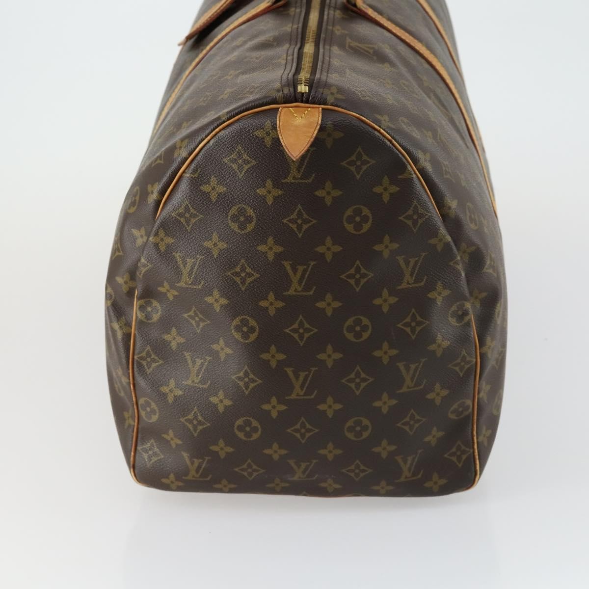 Louis Vuitton Keepall Bag Monogram Canvas Brown Canvas Travel Bag Bag (Pre-Loved)