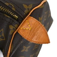 Louis Vuitton Keepall Bag Monogram Canvas Brown Canvas Travel Bag Bag (Authentic Pre-Loved)
