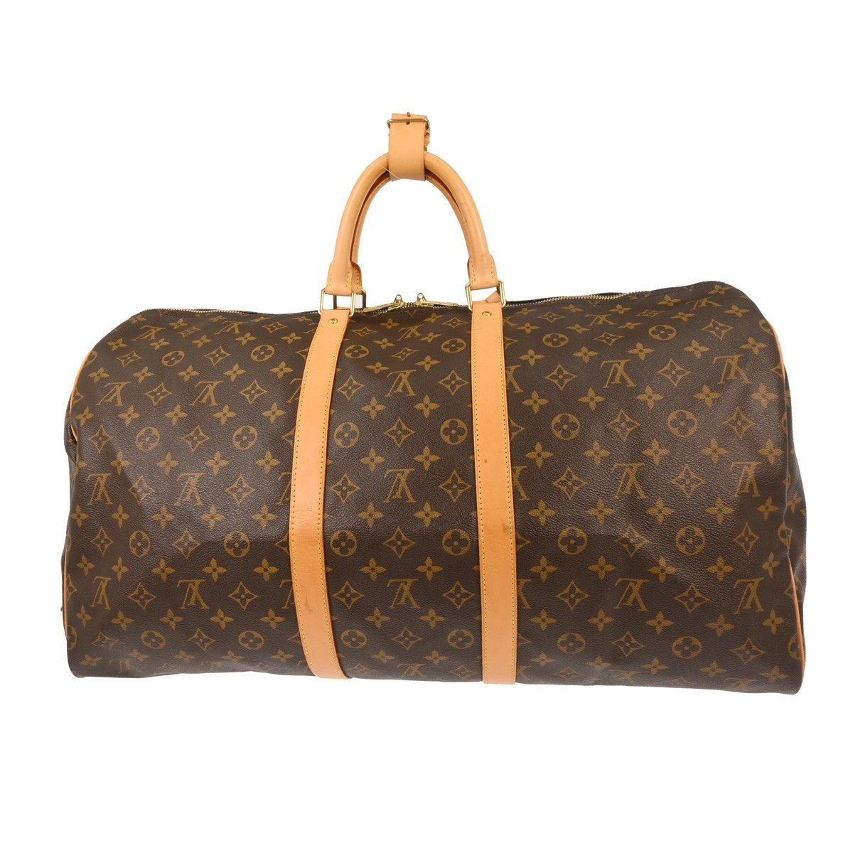 Louis Vuitton Louis Vuitton Keepall Bag Monogram Canvas Brown Canvas Travel Bag Bag (Pre-Loved)