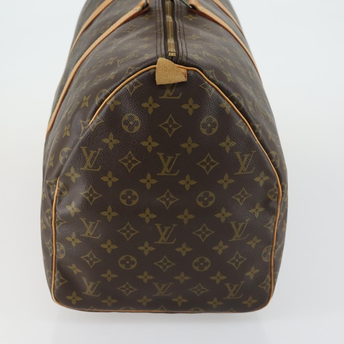 Louis Vuitton Keepall Bag Monogram Canvas Brown Canvas Travel Bag Bag (Pre-Loved)