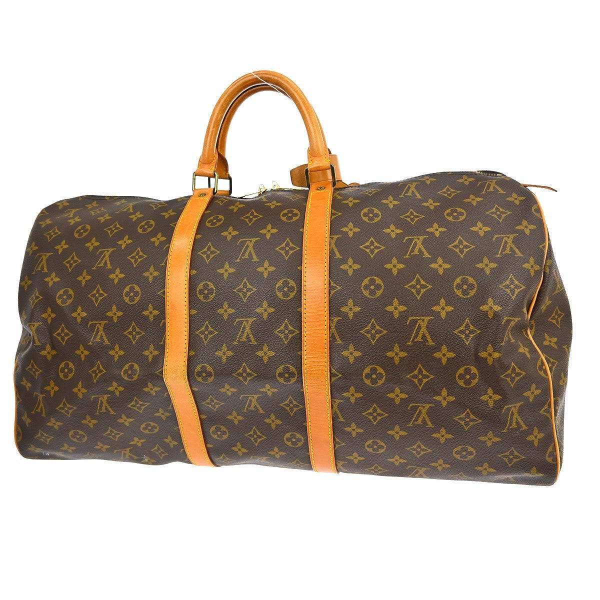 Louis Vuitton Louis Vuitton Keepall Bag Monogram Canvas Brown Canvas Travel Bag Bag (Pre-Loved)