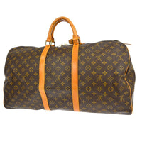 Louis Vuitton Louis Vuitton Keepall Bag Monogram Canvas Brown Canvas Travel Bag Bag (Pre-Loved)