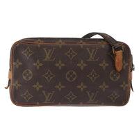 Louis Vuitton Pochette Marly Bandouliere Bag Monogram Canvas Brown Canvas Shoulder Bag Bag (Authentic Pre-Loved)