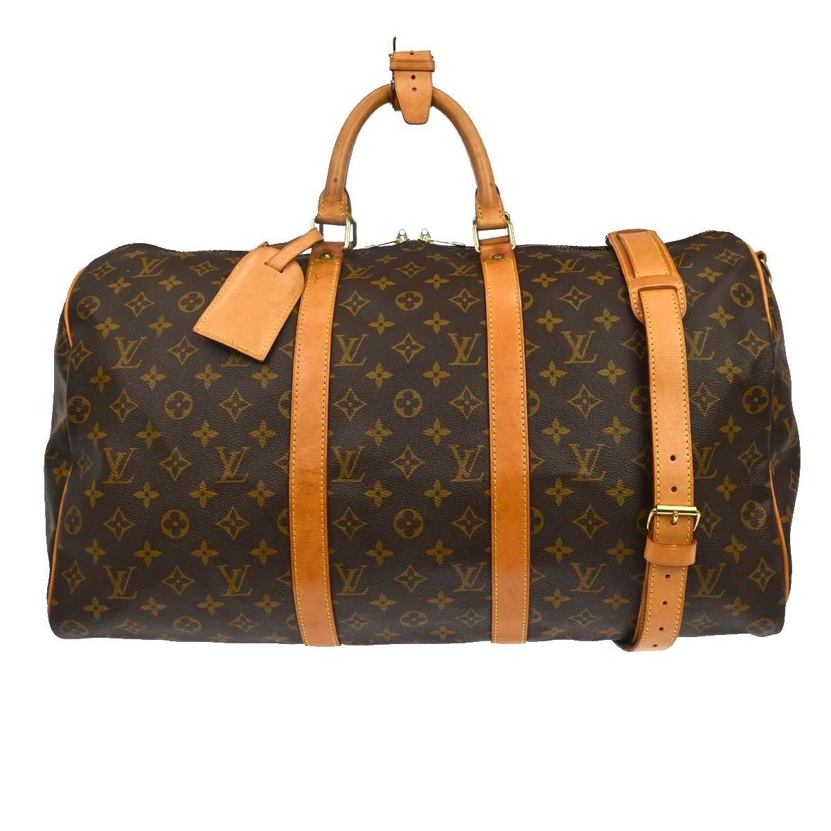 Louis Vuitton Louis Vuitton Keepall Bandouliere Bag Monogram Canvas Brown Canvas Travel Bag Bag (Pre-Loved)