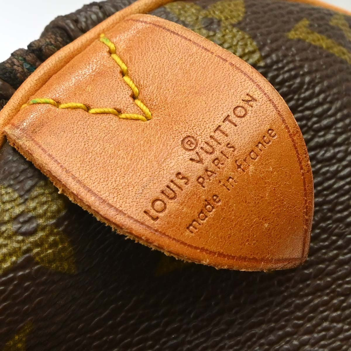 Louis Vuitton Speedy Handbag Monogram Canvas Brown Canvas Handbag (Authentic Pre-Loved)