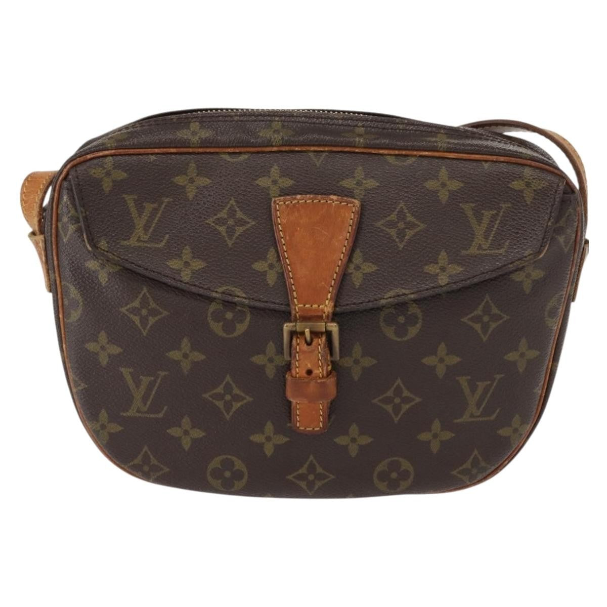 Louis Vuitton Jeune Fille Handbag Monogram Canvas Brown Canvas Shoulder Bag Bag (Pre-Loved)