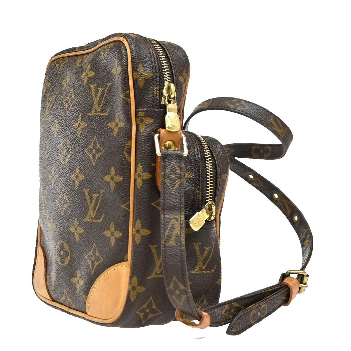 Louis Vuitton Amazone Bag Monogram Canvas Brown Canvas Shoulder Bag Bag (Authentic Pre-Loved)