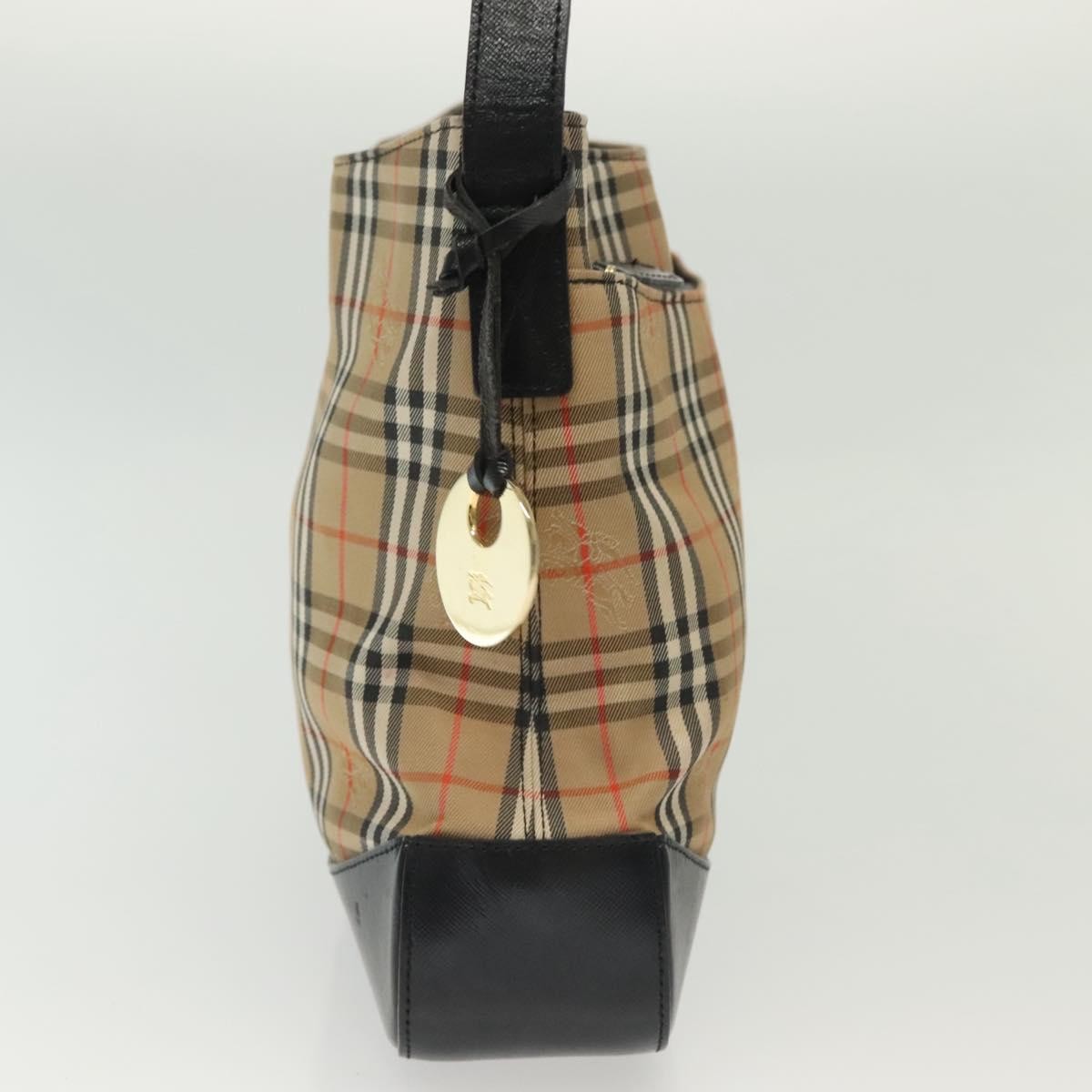 Burberry Burberry Shoulder Bag Nova Check Canvas Beige Canvas Bag (Pre-Loved)