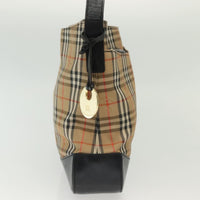 Burberry Burberry Shoulder Bag Nova Check Canvas Beige Canvas Bag (Pre-Loved)