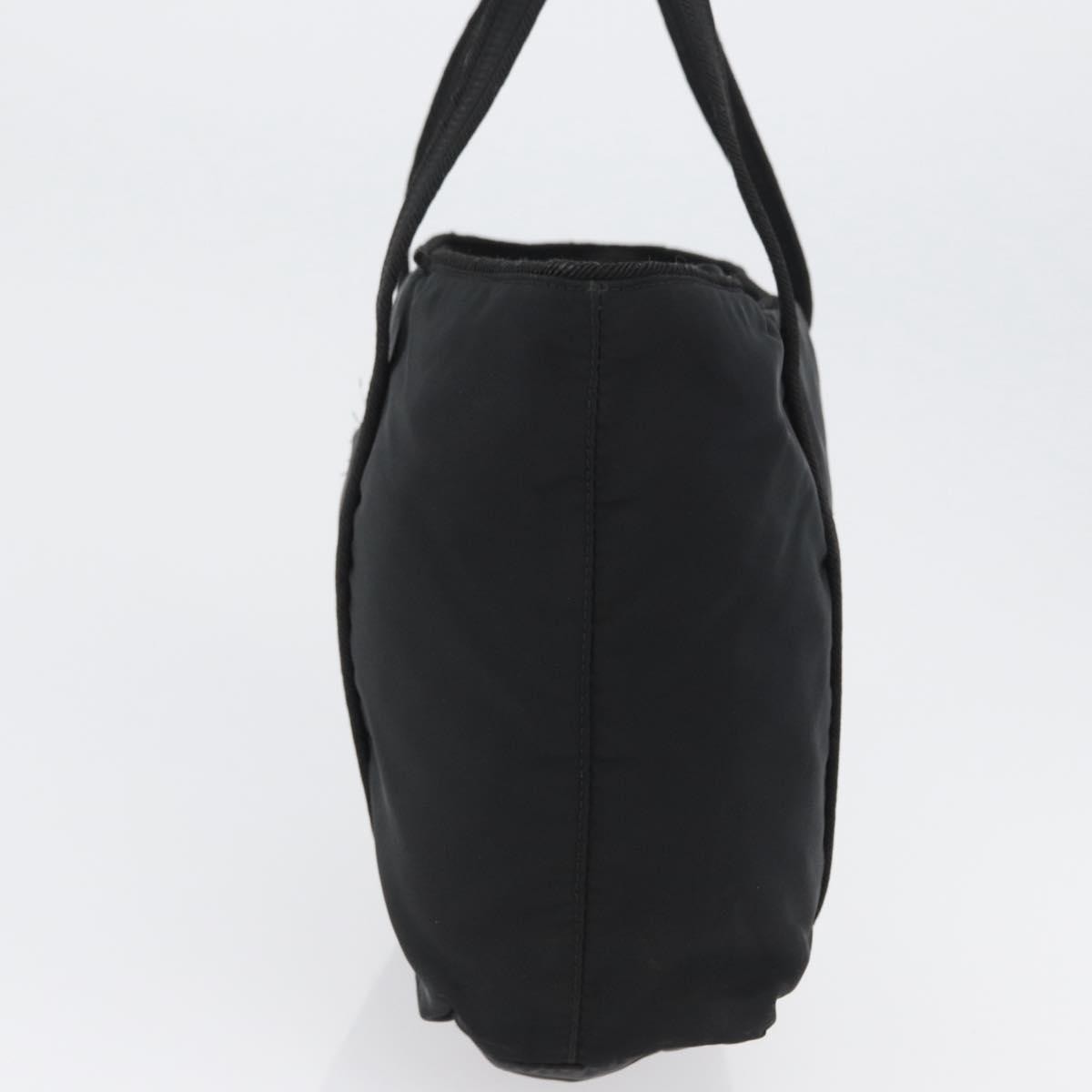 Prada Vintage Zip Tote Tessuto Black Nylon Tote Bag Bag (Authentic Pre-Loved)
