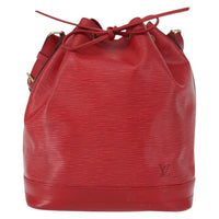 Louis Vuitton Petit Noe Nm Handbag Epi Leather Red Leather Shoulder Bag Bag (Pre-Loved)