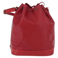 Louis Vuitton Noe Handbag Epi Leather Red Leather Shoulder Bag Bag (Authentic Pre-Loved)