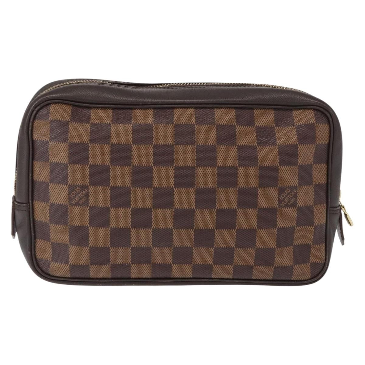 Louis Vuitton Trousse Toilette Monogram Canvas Brown Canvas Clutche & Pouche Bag (Authentic Pre-Loved)