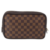 Louis Vuitton Trousse Toilette Monogram Canvas Brown Canvas Clutche & Pouche Bag (Authentic Pre-Loved)