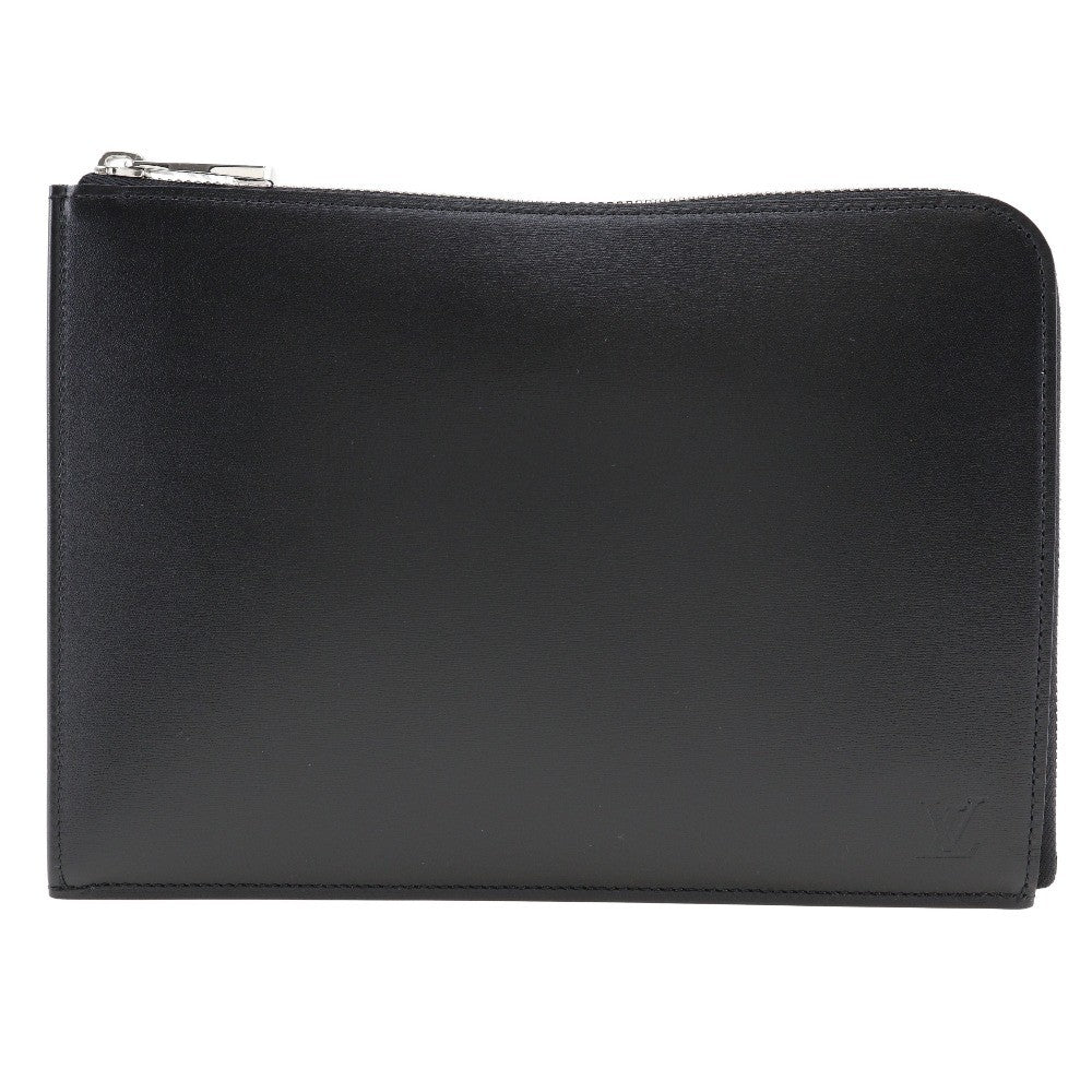 Louis Vuitton Pochette Jour Nomade Leather Black Leather Clutche & Pouche Bag (Authentic Pre-Loved)