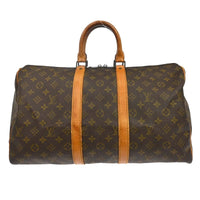 Louis Vuitton Louis Vuitton Keepall Bag Monogram Canvas Brown Canvas Travel Bag Bag (Pre-Loved)