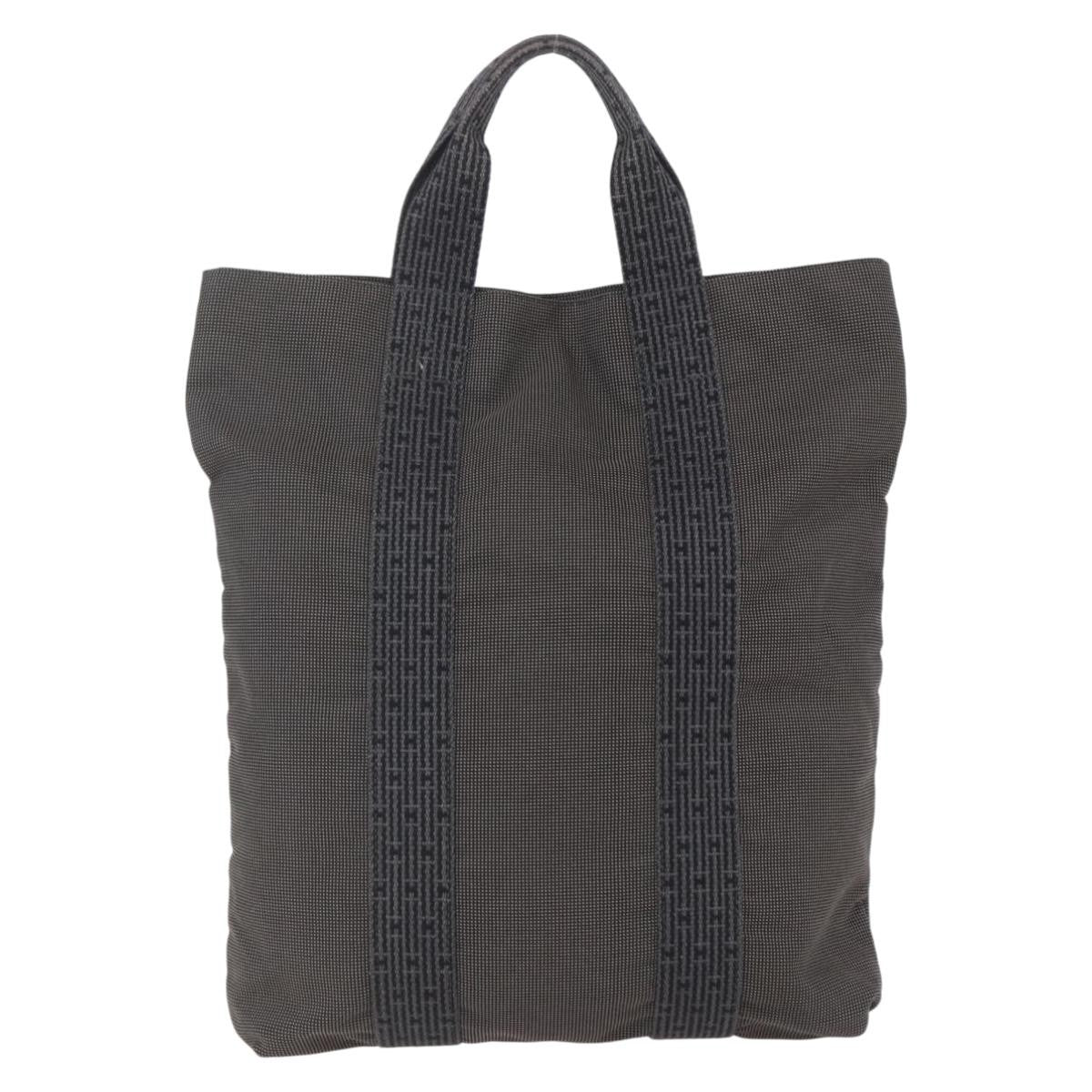 Hermes Fourre-Tout Herline Fourre-Tout Herline Gray Canvas Tote Bag Bag (Pre-Loved)