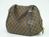 Louis Vuitton Belem Handbag Damier Brown Canvas Shoulder Bag Bag (Authentic Pre-Loved)