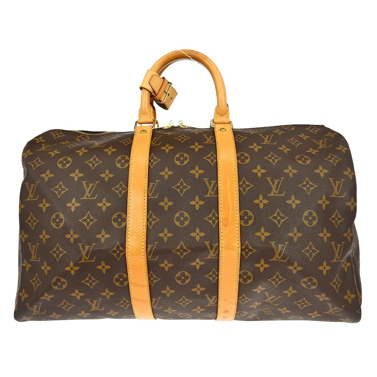 Louis Vuitton Louis Vuitton Keepall Bag Monogram Canvas Brown Canvas Travel Bag Bag (Authentic Pre-Loved)